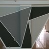 Muro divisorio, con pintura artística.