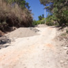 Pavimento empedrado ahogado en el Guamúchil