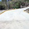 Pavimento empedrado ahogado en el Guamúchil