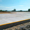 Pavimento en estacionamiento en cabecera municipal.