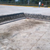 Pavimento en estacionamiento en cabecera municipal.