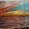 Pintura atardecer