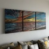 Pintura de un atardecer