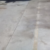 Piso con la primera pasada de quimico y agua caliente 180 grados.