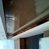 Plafond combinado de tablaroca y vidrio café