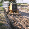 Preparación de terracería en calle
