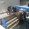 Proceso de armado estructural en alberca