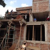 PROCESO DE CONSTRUCCION DE LA FACHADA POSTERIOR