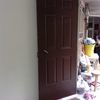 puerta de entrada ya pintada