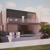 Render fachada posterior