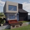 RENDER FACHADA POSTERIOR