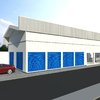 Render fachada posterior