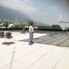  Sistema bicapa con membrana prefabricada SBS en área comercial.