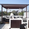 Terraza y azador