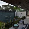 Terraza y jardín