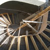 Trazo de escalera de caracol