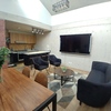 vista de sala, comedor y cocina