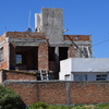 Vista lateral de la casa existente.