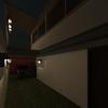 Vista nocturna del proyecto