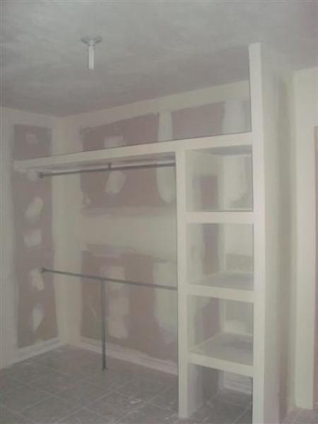 Coste de un closet en drywall
