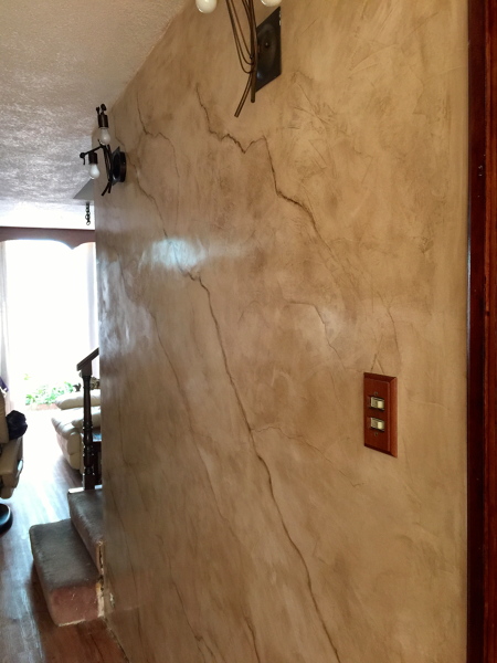 ¿Dónde podría conseguir estuco para la pared?