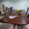 Reparar 3 mesas de madera: barniz y pintura